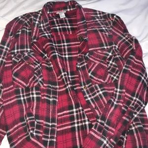 Long sleeved flannel